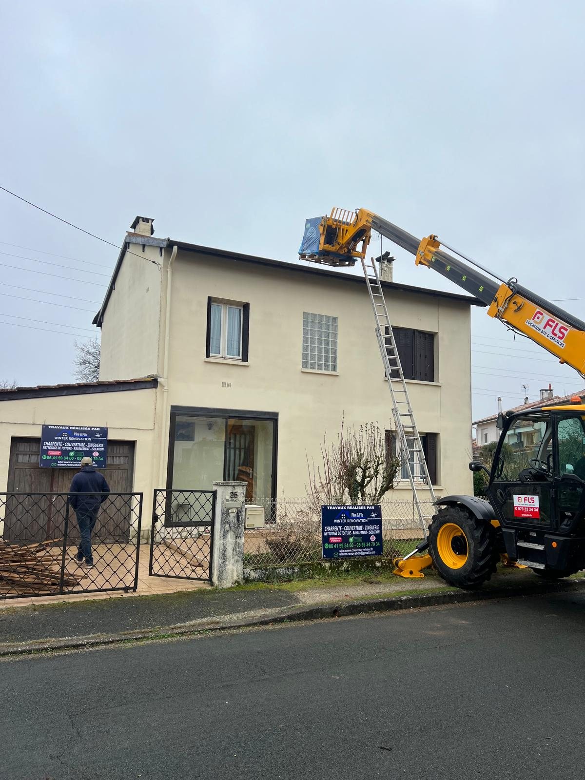 Chantier de couverture